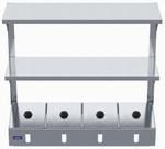 Condimentadora Pizzarola 4 Cubas Com Prateleira Inox G59