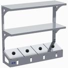 Condimentadora Pizzarola 4 Cubas Com Prateleira Inox G59