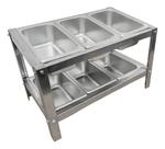Condimentadora Pizzarola De Mesa 6 Cubas Inox 1/4 X 100mm