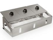 Condimentadora Pizzarola Profissional Parede Bancada Inox G14