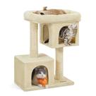 Condomínio Feandrea Cat Tower 84 cm de largura para gatos bege