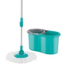 Condor Limpaki Mop 360 Giratório com Balde Cabo Ajustável, Refil Microfibra, Limpeza Rápida de Pisos e Cantos Difíceis Condor Limpaki Mop 360 Giratório com Balde Cabo Ajustável, Refil Microfibra, Limpeza Rápida de Pisos e Cantos Difíceis