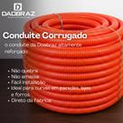 Conduite Corrugado 3x4 25 Metros Laranja