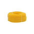 Conduite Corrugado Amarelo De 3/4 25mm Rolo Com 50 Metros