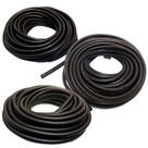 Conduite Corrugado Preto 4,5mm 10mm 13mm Rolo 20 Metros Cada Com Corte Para Fios Elétricos Chicotes Som Espaguete Tubo