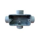 Condulet Tigre Tipo X 3/4 PVC Cinza Com Rosca S/ Placa