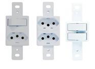 Condulete Dunas 1 Interruptor e 1 Tomada 10A Branco Romazi Condulete Dunas 1 Interruptor e 1 Tomada 10A Branco Romazi