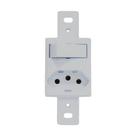 Condulete Dunas 1 Interruptor e 1 Tomada 20A Branco Romazi Condulete Dunas 1 Interruptor e 1 Tomada 20A Branco Romazi