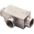 Condulete fixo 1.1/2" tipo "T" - com tampa / rosca BSP / sem pintura Condulete fixo 1.1/2" tipo "T" - com tampa / rosca BSP / sem pintura