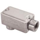 Condulete fixo 1/2" tipo "LB" - com tampa / rosca BSP / sem pintura