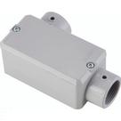 Condulete fixo 1/2" tipo "LL" - com tampa / rosca BSP / com pintura eletrostática a pó