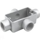 Condulete Fixo 1/2" Tipo "x" - Sem Tampa / Sem Rosca / Com Pintura Eletrostática A Pó Tramontina