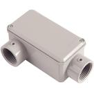 Condulete Fixo 1" Tipo Lr Com Tampa Com Rosca Npt E Com Pintura Eletrostática A Pó
