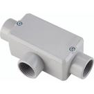 Condulete Fixo 2" Tipo T Tramontina com Tampa com Rosca NPT e com Pintura Eletrostárica a Pó Condulete Fixo 2" Tipo T Tramontina com Tampa com Rosca NPT e com Pintura Eletrostárica a Pó