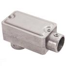 Condulete fixo 3/4" tipo "LB" - com tampa / sem rosca / sem pintura
