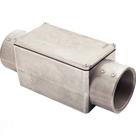 Condulete fixo 3" tipo "C" - com tampa / rosca BSP / sem pintura