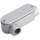 Condulete fixo ovalado 3/4" tipo "LR" - com tampa / rosca BSP / com pintura
