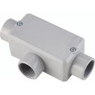 Condulete Fixo Tipo T 2" Com Tampa Com Rosca Npt Com Pintura Eletrostárica A Pó Condulete Fixo Tipo T 2" Com Tampa Com Rosca Npt Com Pintura Eletrostárica A Pó