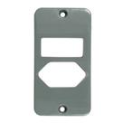 Condulete-placa 1tecla+tom.abnt-cinza