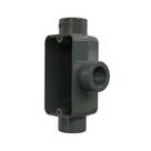 Condulete Pvc Cinza Sem Rosca T 3/4 Sem Tampa Tcsr - 15 Wetzel