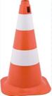 Cone 75cm Laranja/branco Poliet Vonder