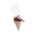 Cone Box Para Doces Colorido 1,4x17x26cm 253101