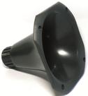 Cone Curto Preto Corneta Lc 1450 Preta Para Driver 1" Corne roqueavel otima qualidade e resistencia