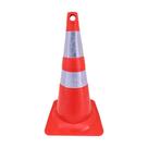 Cone de Sinalização 75 Cm Laranja e Branco Plastcor