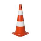Cone de Sinalização Laranja e Branco 75cm para Uso Diurno - Plastcor