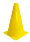 Cone esportivo amarelo 20cm - plastcor - cod 700.00605