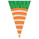 Cone Festa Cenoura - 17,5x29,5cm - 50 unidades - Cromus - Rizzo