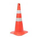 Cone fit laranja e branco (75cm) - plastcor