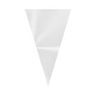 Cone para Confeitos Incolor - 10x15cm - 50 unidades - Cromus - Rizzo