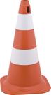 Cone sinalização 50cm laranja/branco polietileno - Vonder