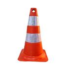 Cone Sinalizador Flexível 50cm com Faixa Reflexiva