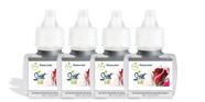 Conecte o purificador de ar Scent Fill Rosewater com 4 recargas de óleo Conecte o purificador de ar Scent Fill Rosewater com 4 recargas de óleo