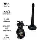 Conecte-se à era digital com a Antena Digital HDTV Interna E Externa HDTV 4K Cabo 3m