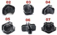 Conectivo Para Balcão Vidro Ou Aramado E PARA Cercado Para Porquinho Da Índia OU Coelho KIT COM 50 Peças Preto