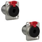Conector 1/4 Fêmea Painel Trs Wc 195 Wireconex 02 Unidades - Pç / 2
