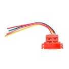 Conector 4 pinos do rele de partida titan125 es 2000 a 2004/titan150 es-esd-ex 2004 a 2015/titan160 2016 a 2022/fan1