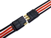 Conector 4 vias c/ fio 4,0 mm - chicote plug p/ caixa