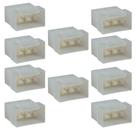 Conector 6 Vias Macho 6,3mm Sem Terminais (10 peças)