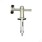 Conector Aço Inox 90º Vidro Alvenaria Guarda Corpo Polido