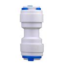 Conector Adaptador Reto Engate Rápido para Purificador T3/8" x2