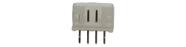 Conector Alojamento 4 Vias 2,5mm - Kit 10 Peças