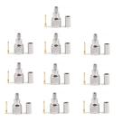 Conector Areyourshop Mini-UHF Male Crimps para cabo RG-58/U