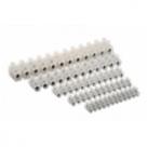 Conector Barra Brasfort Plastico 4Mm 8455 - Kit C/10
