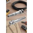 Conector bnc macho com mola - kit 10 unidades