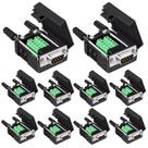 Conector Breakout sem solda 10PCS DB9 macho RS232 D-SUB