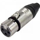 Conector Cannon Fêmea 3 Polos Metal Jccn0017 Storm - Pct...